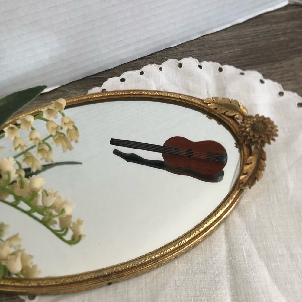 Handcrafted Guitar Brooch